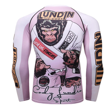 RASH GUARD, Monkey White